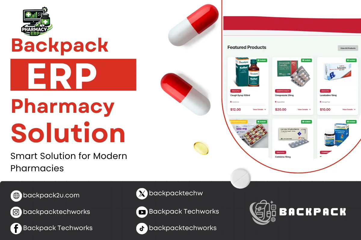 Our Pharmacy ERP System to Try Out Now!