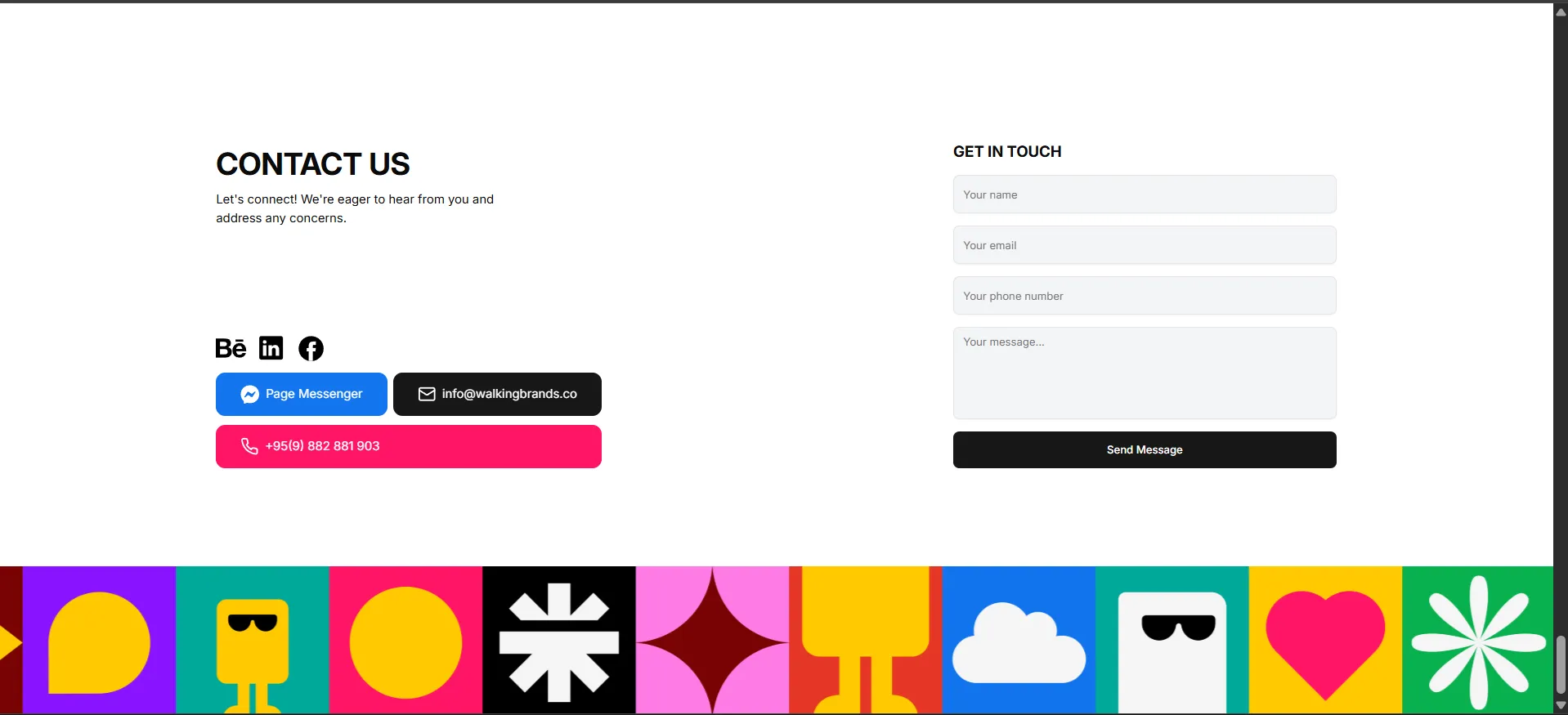 Walking Brands Dynamic Website - Screenshot 2