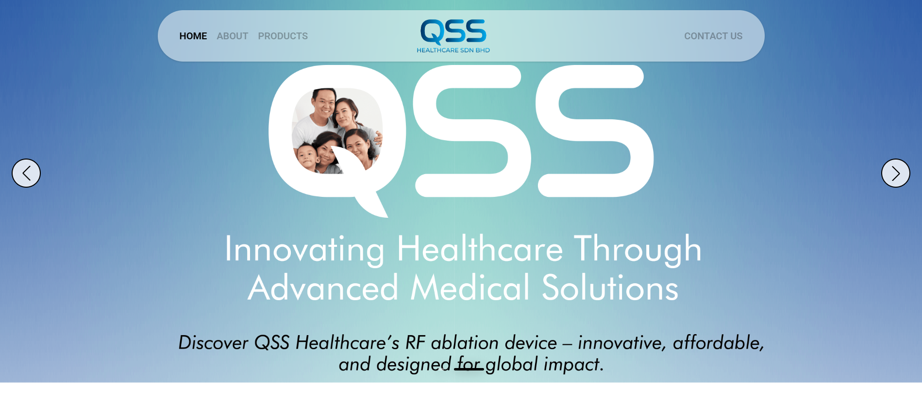 QSS Healthcare Dynamic Website