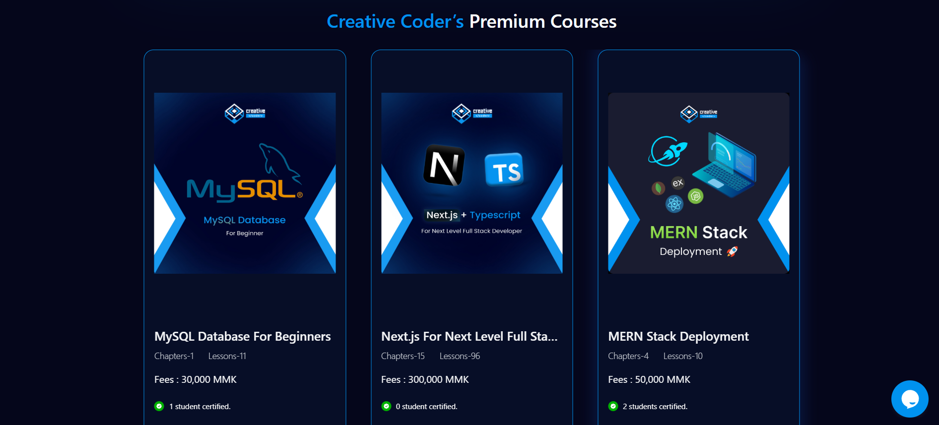 Creative Coder Myanmar Learning Platform - Screenshot 4
